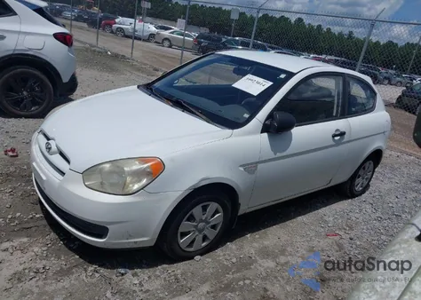 2007 Hyundai Accent Gs from USA, damaged, VIN KMHCM36CX7U002776